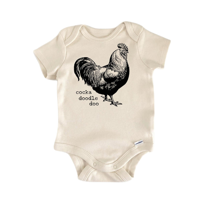 Gallinero de granja - Ropa para bebé niño niña Body infantil Divertido Lindo Recién Nacido 