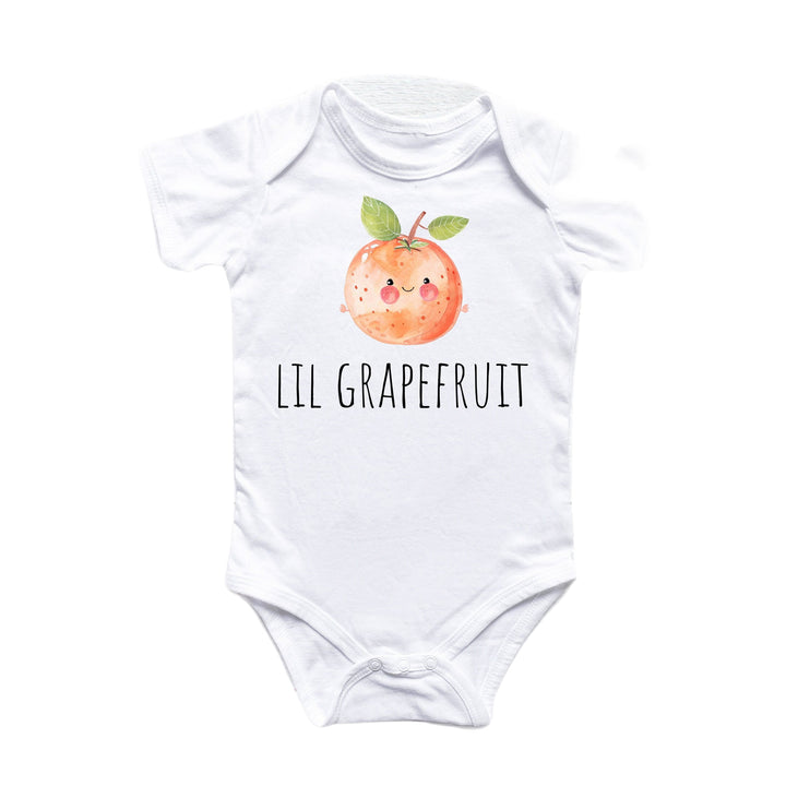 Grapefruit Fruit - Baby Boy Girl Clothes Infant Bodysuit Funny Cute Newborn