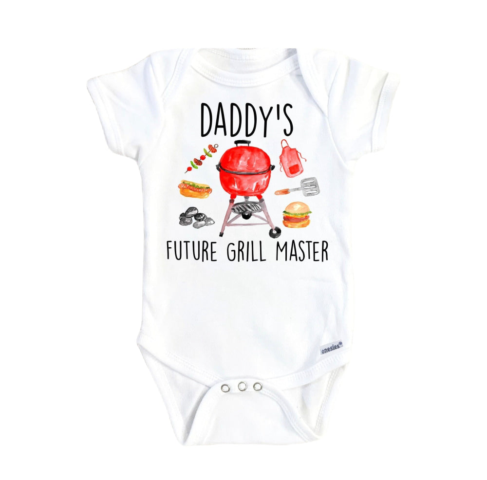 Grill Master Bbq - Baby Boy Girl Clothes Infant Bodysuit Funny Cute Newborn Onesie