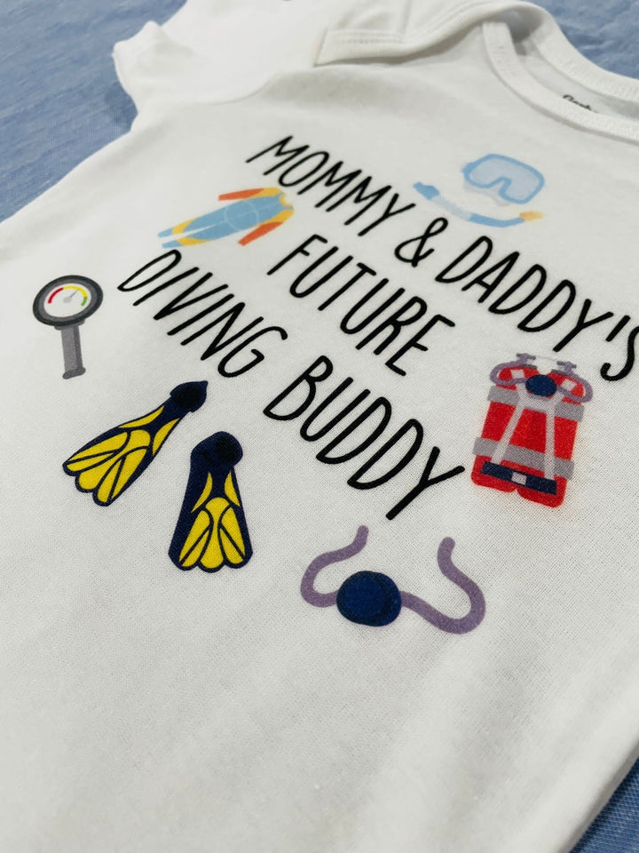 Diving Icons - Baby Boy Girl Clothes Infant Bodysuit Funny Cute Newborn Onesie