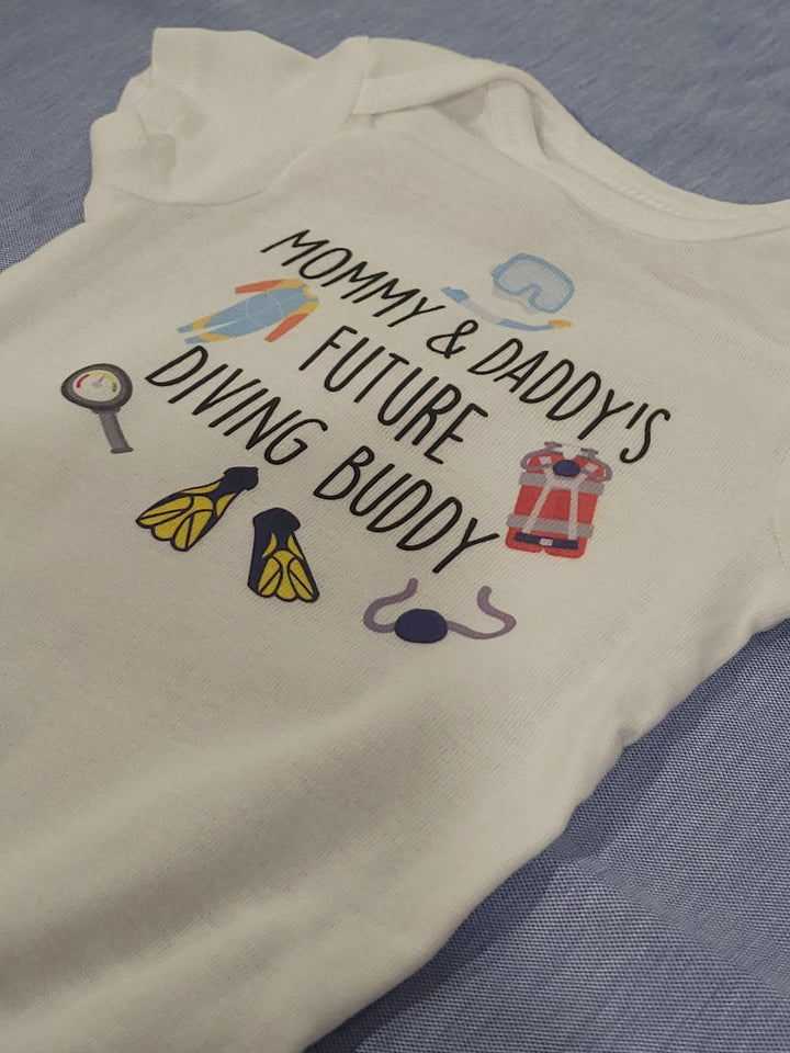 Diving Icons - Baby Boy Girl Clothes Infant Bodysuit Funny Cute Newborn Onesie