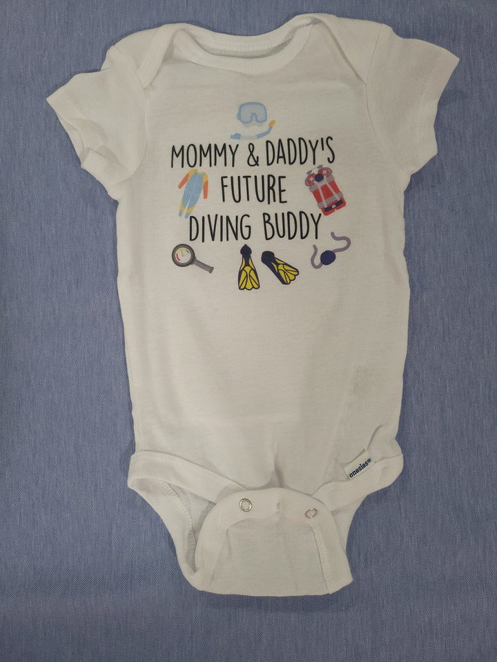 Diving Icons - Baby Boy Girl Clothes Infant Bodysuit Funny Cute Newborn Onesie