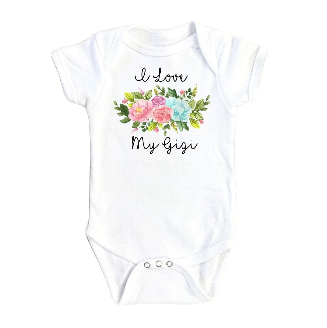 Gigi Floral - Baby Boy Girl Clothes Infant Bodysuit Funny Cute Newborn Onesie