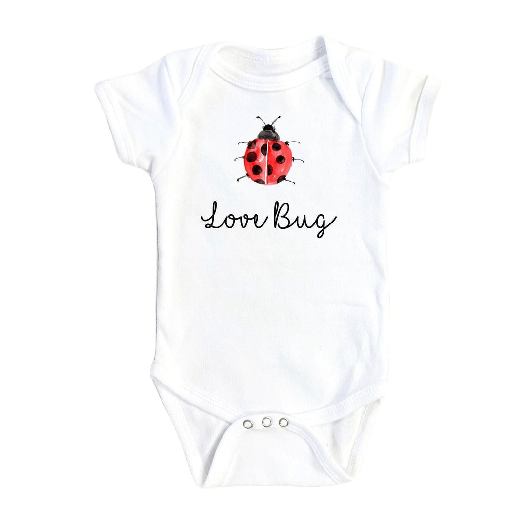 Lady Bug Love - Baby Boy Girl Clothes Infant Bodysuit Funny Cute Newborn Onesie