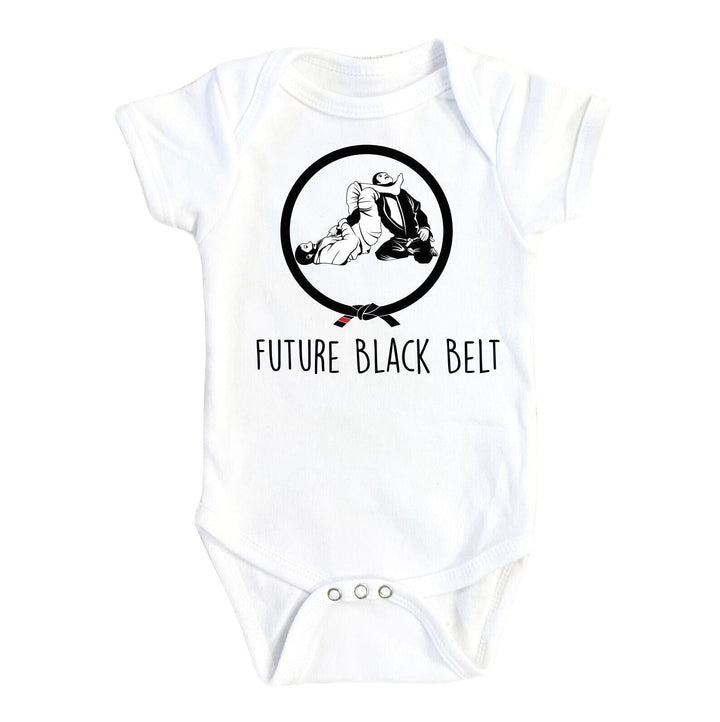 Jiu Jitsu Circle Belt - Baby Boy Girl Clothes Infant Bodysuit Funny Cute Newborn Onesie