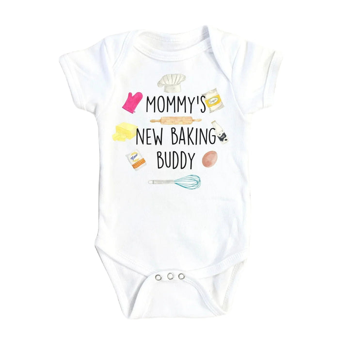 Mommy Baking Icons - Baby Boy Girl Clothes Infant Bodysuit Funny Cute Newborn Onesie