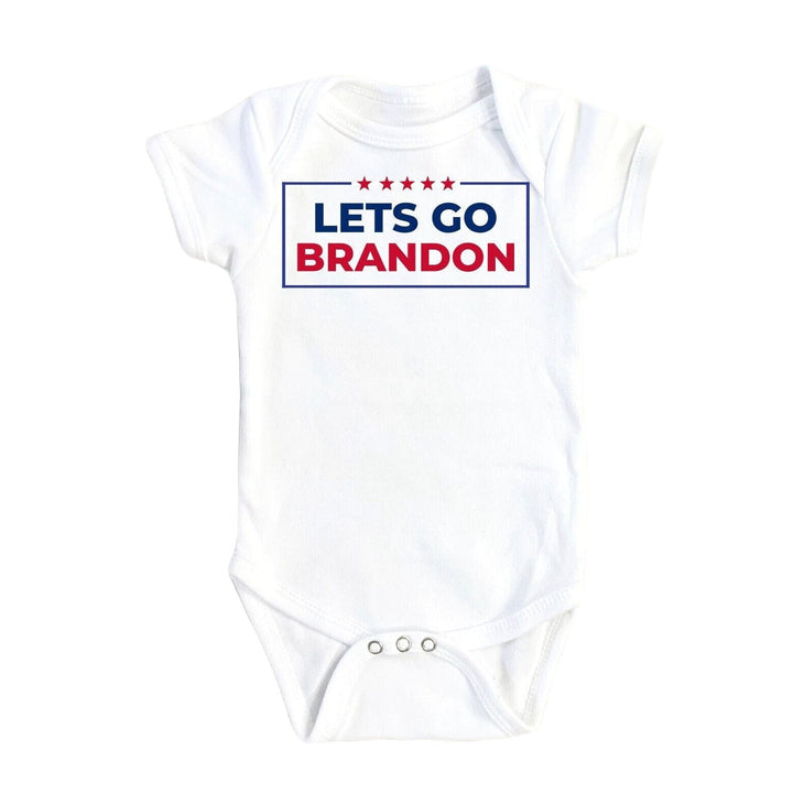 Lets Go Brandon - Baby Boy Girl Clothes Infant Bodysuit Funny Cute Newborn 1B Onesie