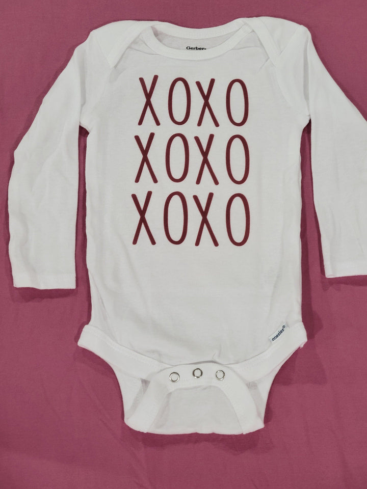 Valentine’s Day Xo - Baby Boy Girl Clothes Infant Bodysuit Funny Cute Newborn Onesie