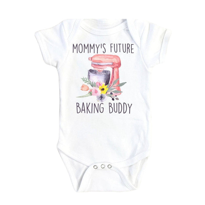 Baking Buddy Mommy - Baby Boy Girl Clothes Infant Bodysuit Funny Cute Newborn Onesie