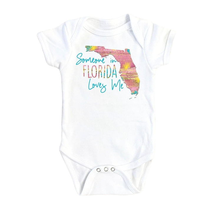 Florida Pink - Baby Boy Girl Clothes Infant Bodysuit Funny Cute Newborn Onesie