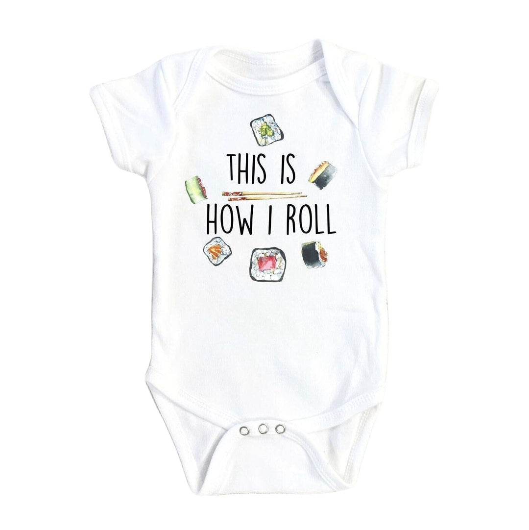 Sushi Roll - Baby Boy Girl Clothes Infant Bodysuit Funny Cute Newborn 1B Onesie