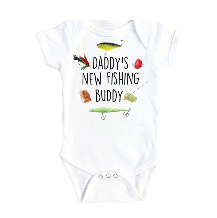 Fishing Buddy Icons - Baby Boy Girl Clothes Infant Bodysuit Funny Cute Newborn Onesie