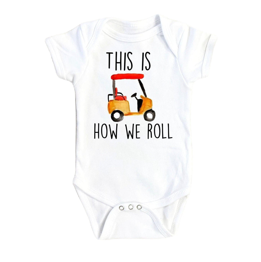 Golf Cart- Baby Boy Girl Clothes Infant Bodysuit Funny Cute Newborn Onesie