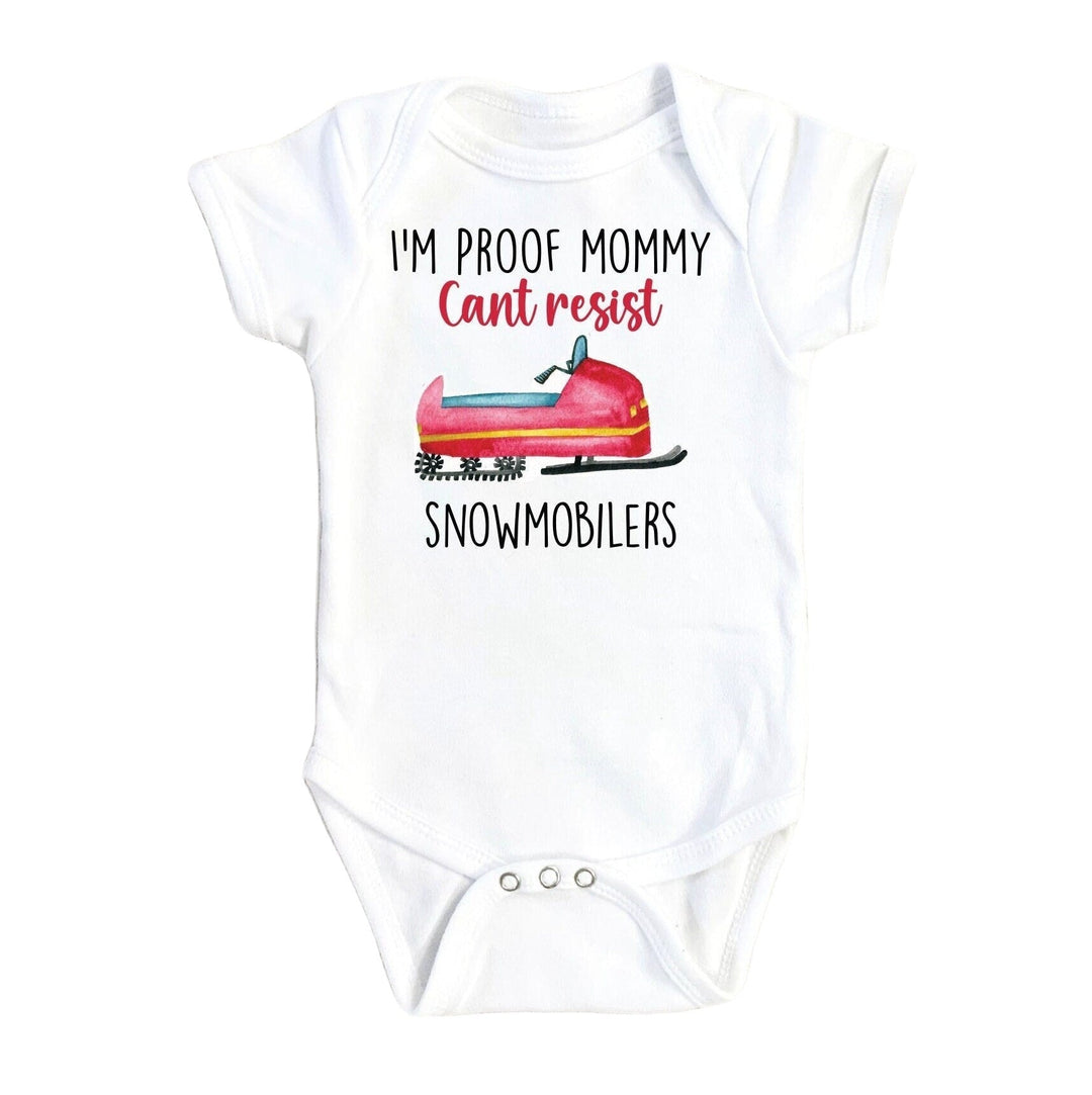 Snowmobile - Baby Boy Girl Clothes Infant Bodysuit Funny Cute Newborn 1E Onesie