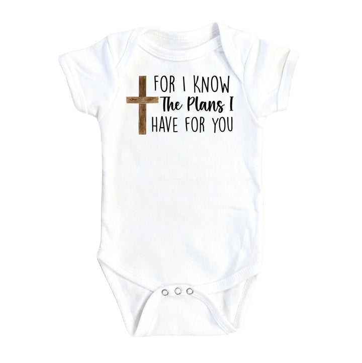 Religious Gods Plans - Baby Boy Girl Clothes Infant Bodysuit Funny Cute Newborn Onesie