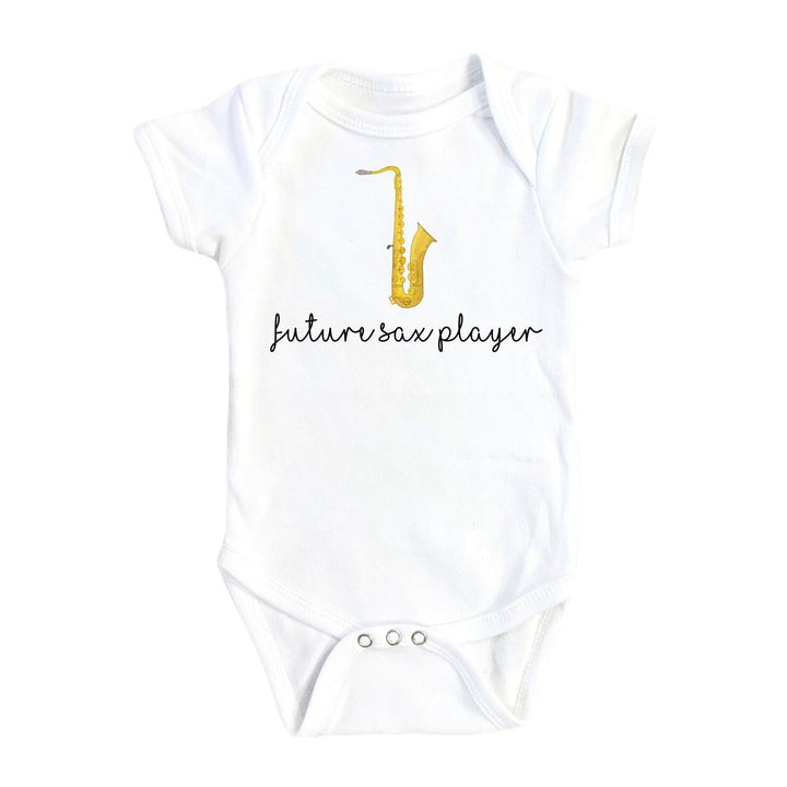 Saxophone Future - Baby Boy Girl Clothes Infant Bodysuit Funny Cute Newborn Onesie