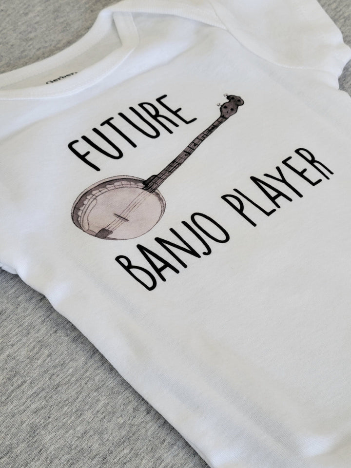 Banjo - Baby Boy Girl Clothes Infant Bodysuit Funny Cute Newborn Onesie