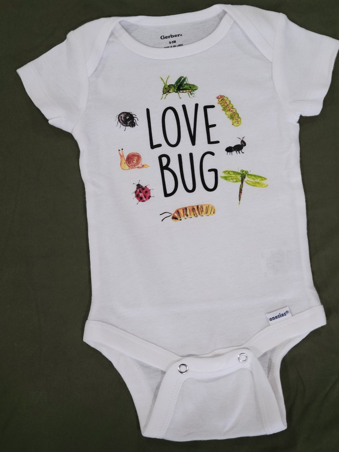 Love Bug All - Baby Boy Girl Clothes Infant Bodysuit Funny Cute Newborn Onesie