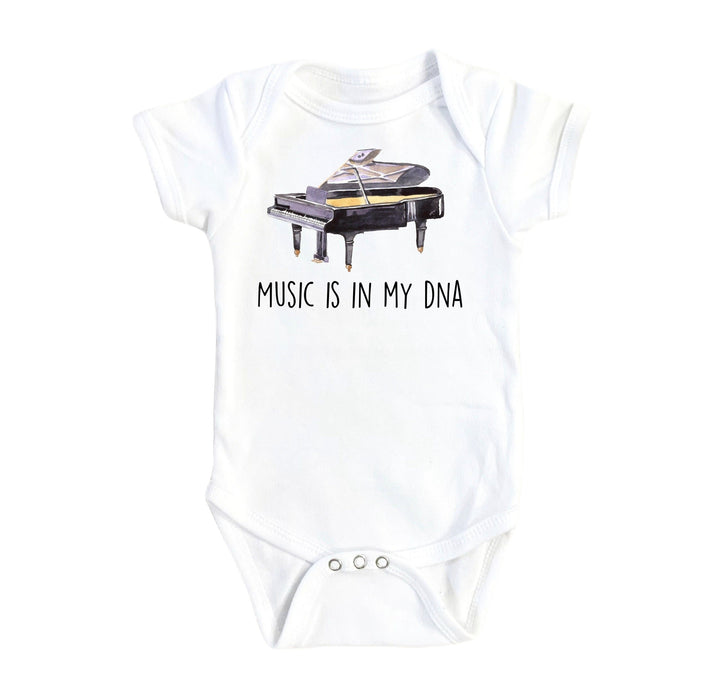 Piano - Baby Boy Girl Clothes Infant Bodysuit Funny Cute Newborn 1C Onesie