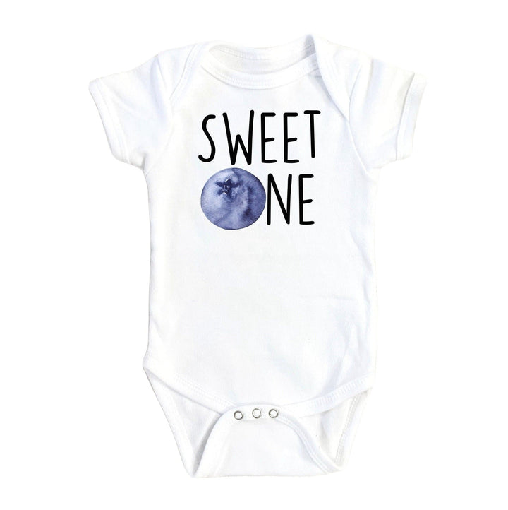 Blueberry Sweet One - Baby Boy Girl Clothes Infant Bodysuit Funny Cute Newborn Onesie