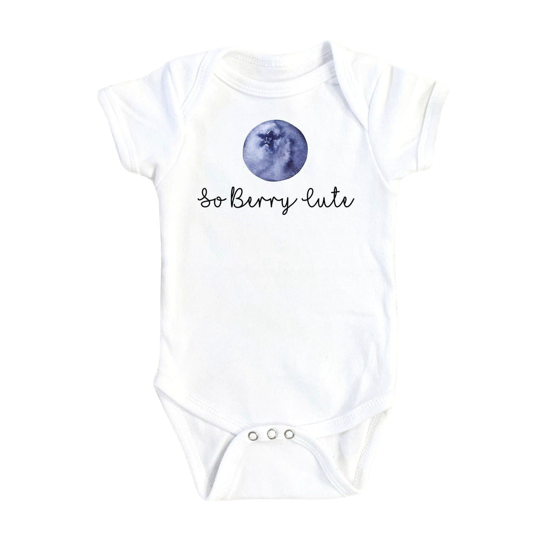 Blueberry Cute - Baby Boy Girl Clothes Infant Bodysuit Funny Newborn Onesie