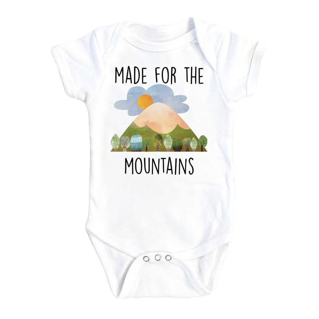 Mountain Made For - Baby Boy Girl Clothes Infant Bodysuit Funny Cute Newborn Onesie