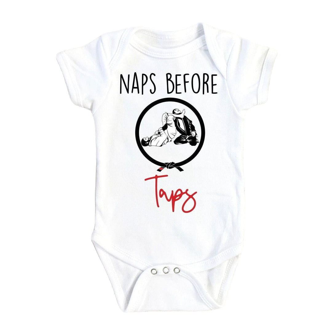 Jiu Jitsu Circle Red - Baby Boy Girl Clothes Infant Bodysuit Funny Cute Newborn Onesie