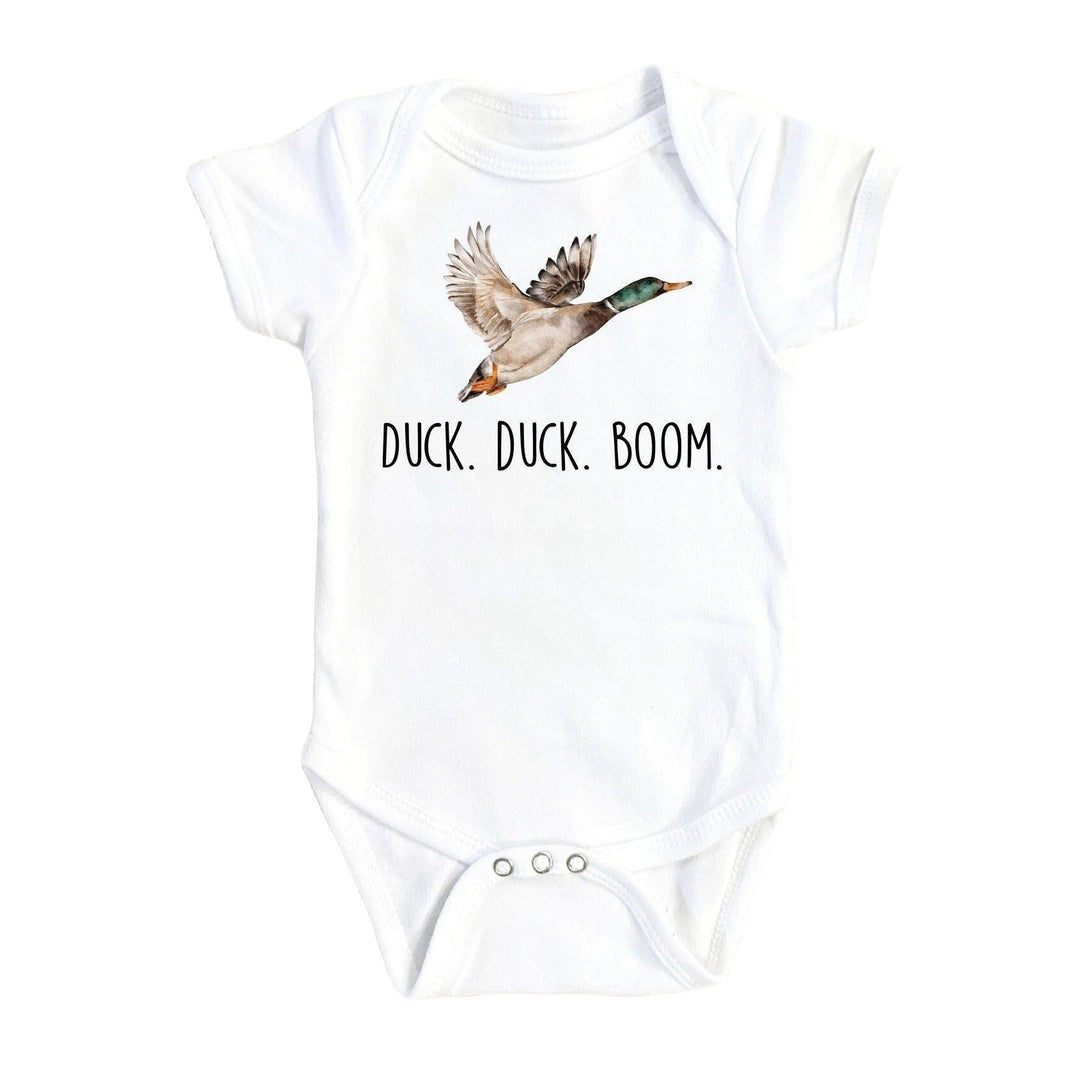 Duck Hunting Boom - Baby Boy Girl Clothes Infant Bodysuit Funny Cute Newborn Onesie