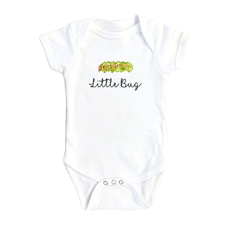 Little Bug Script - Baby Boy Girl Clothes Infant Bodysuit Funny Cute Newborn Onesie