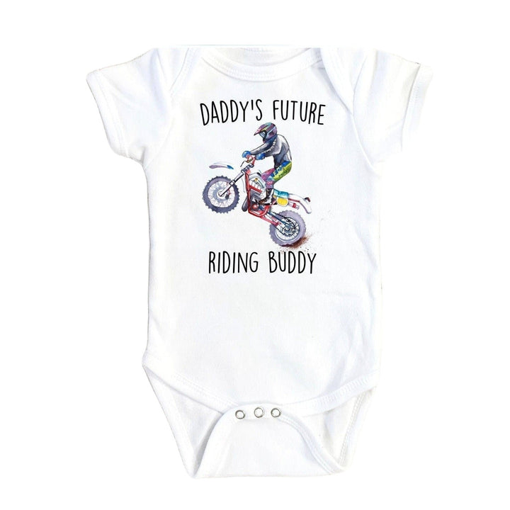 Dirt Bike Daddy - Baby Boy Girl Clothes Infant Bodysuit Funny Cute Newborn Onesie