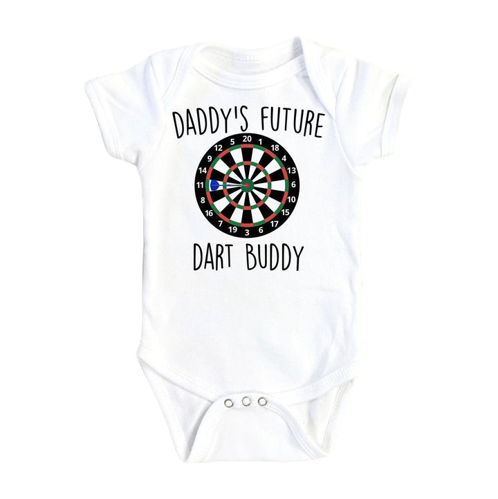 Darts Buddy - Baby Boy Girl Clothes Infant Bodysuit Funny Cute Newborn Onesie