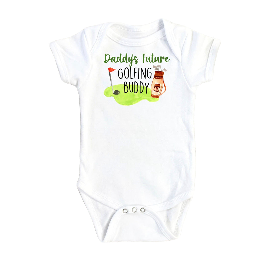 Golf Future Buddy - Baby Boy Girl Clothes Infant Bodysuit Funny Cute Newborn Onesie