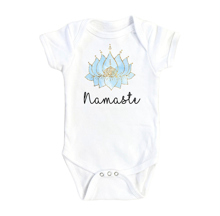 Yoga Namaste Mom - Baby Boy Girl Clothes Infant Bodysuit Funny Cute Newborn 1B Onesie