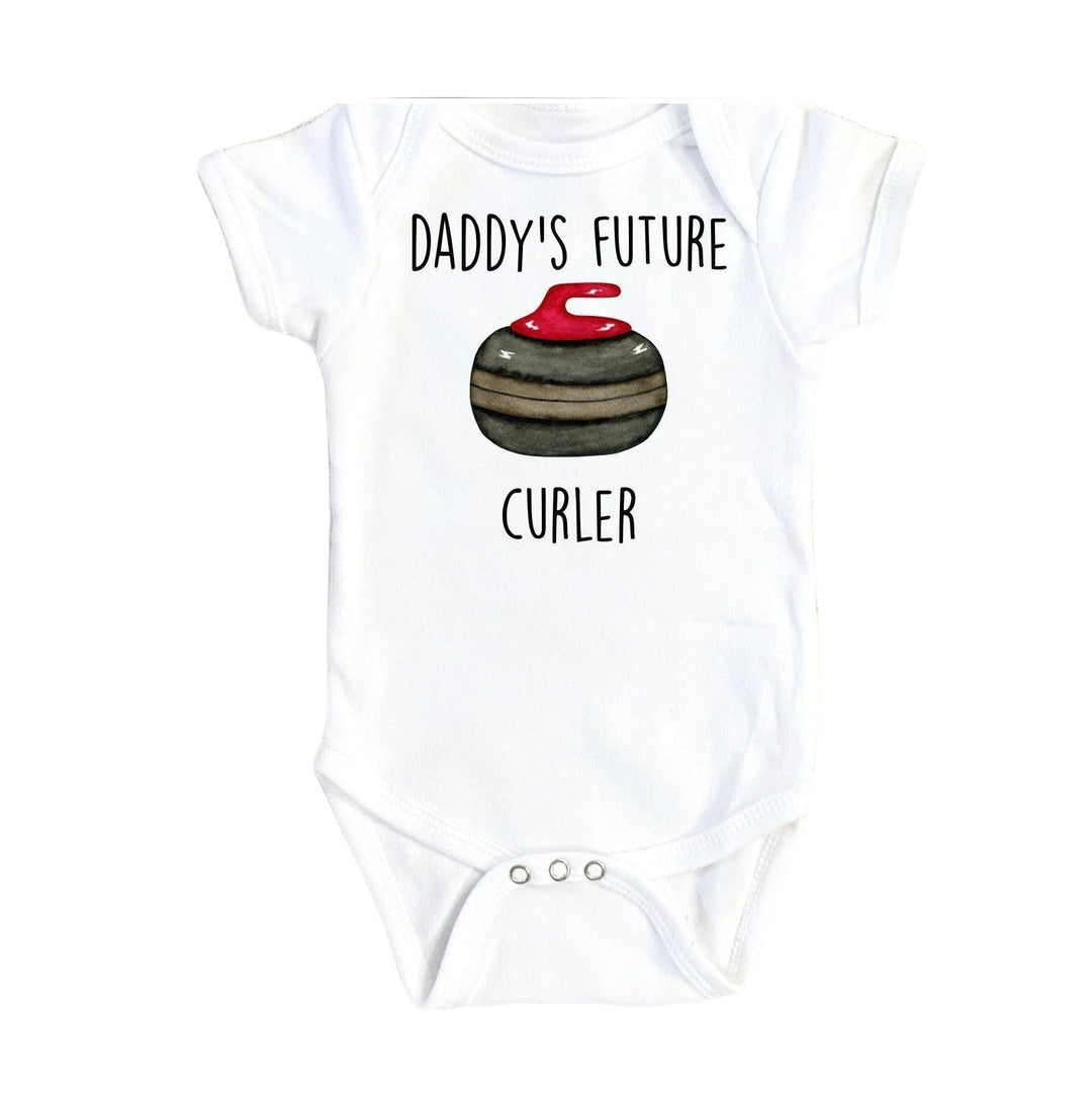 Curling Future - Baby Boy Girl Clothes Infant Bodysuit Funny Cute Newborn Onesie