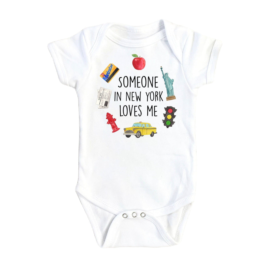 New York Someone - Baby Boy Girl Clothes Infant Bodysuit Funny Cute Newborn Onesie