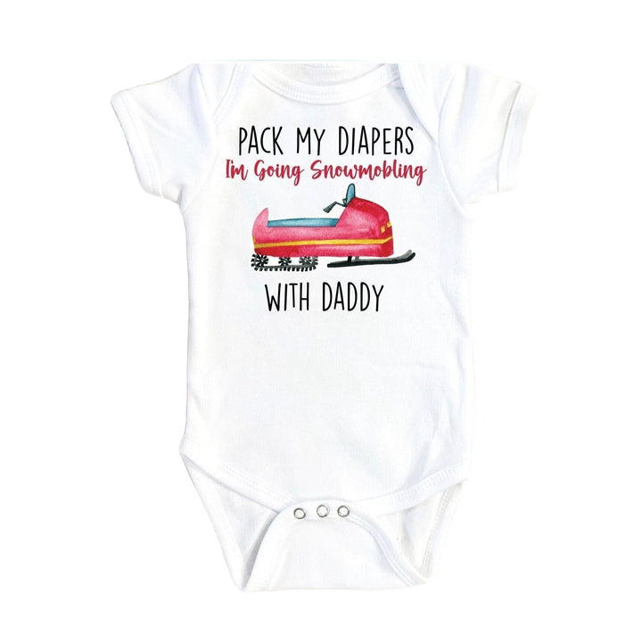 Snowmobile - Baby Boy Girl Clothes Infant Bodysuit Funny Cute Newborn 1D Onesie