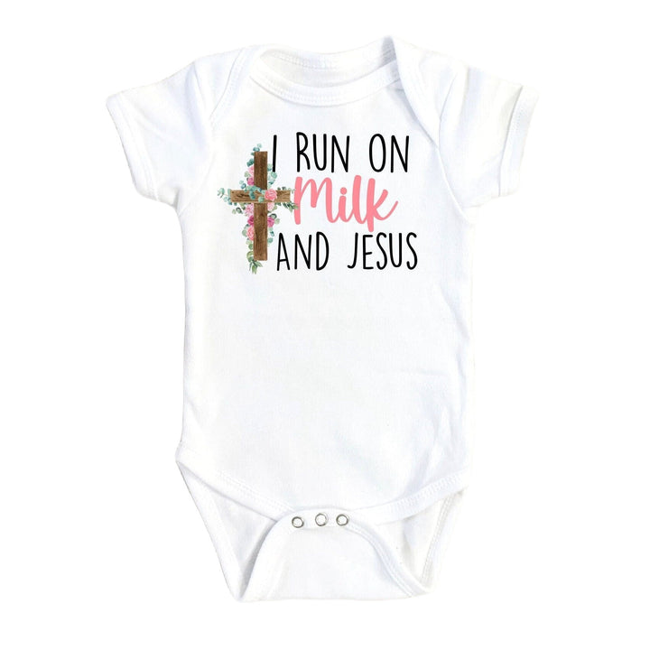 Jesus Milk Pink - Baby Boy Girl Clothes Infant Bodysuit Funny Cute Newborn Onesie