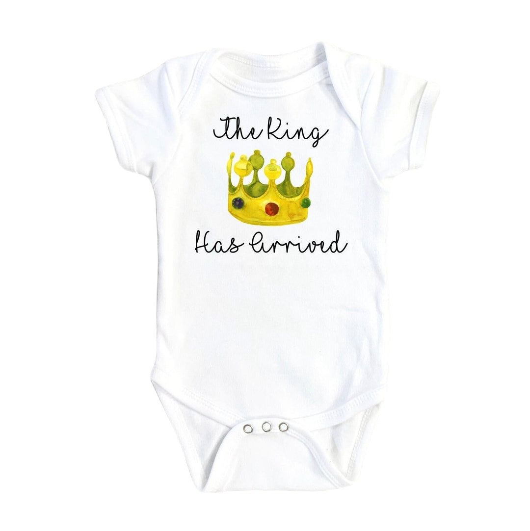 King Has Arrived - Baby Boy Girl Clothes Infant Bodysuit Funny Cute Newborn Onesie