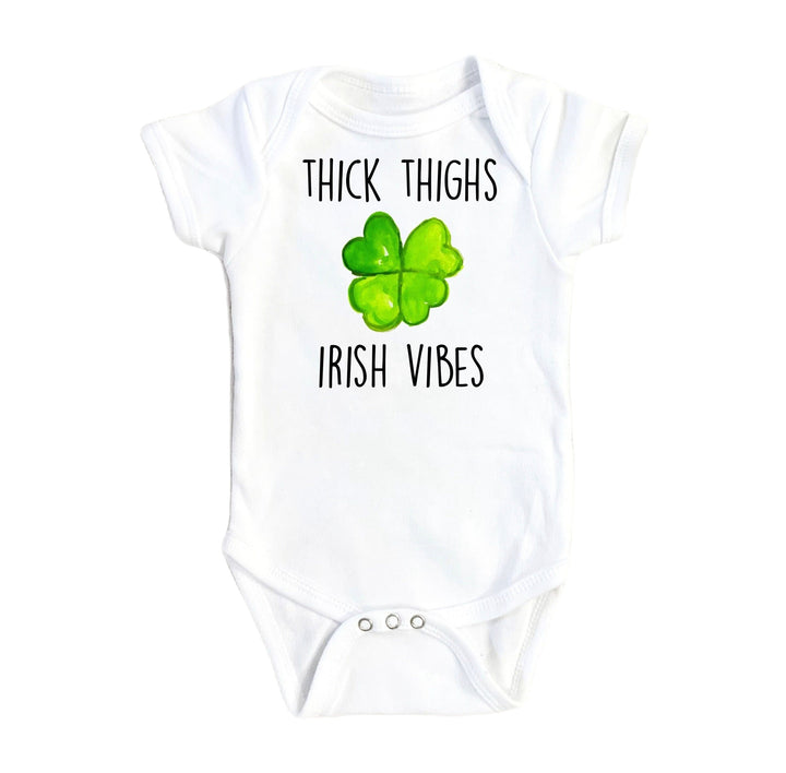 Irish Thick Thigh - Baby Boy Girl Clothes Infant Bodysuit Funny Cute Newborn Onesie