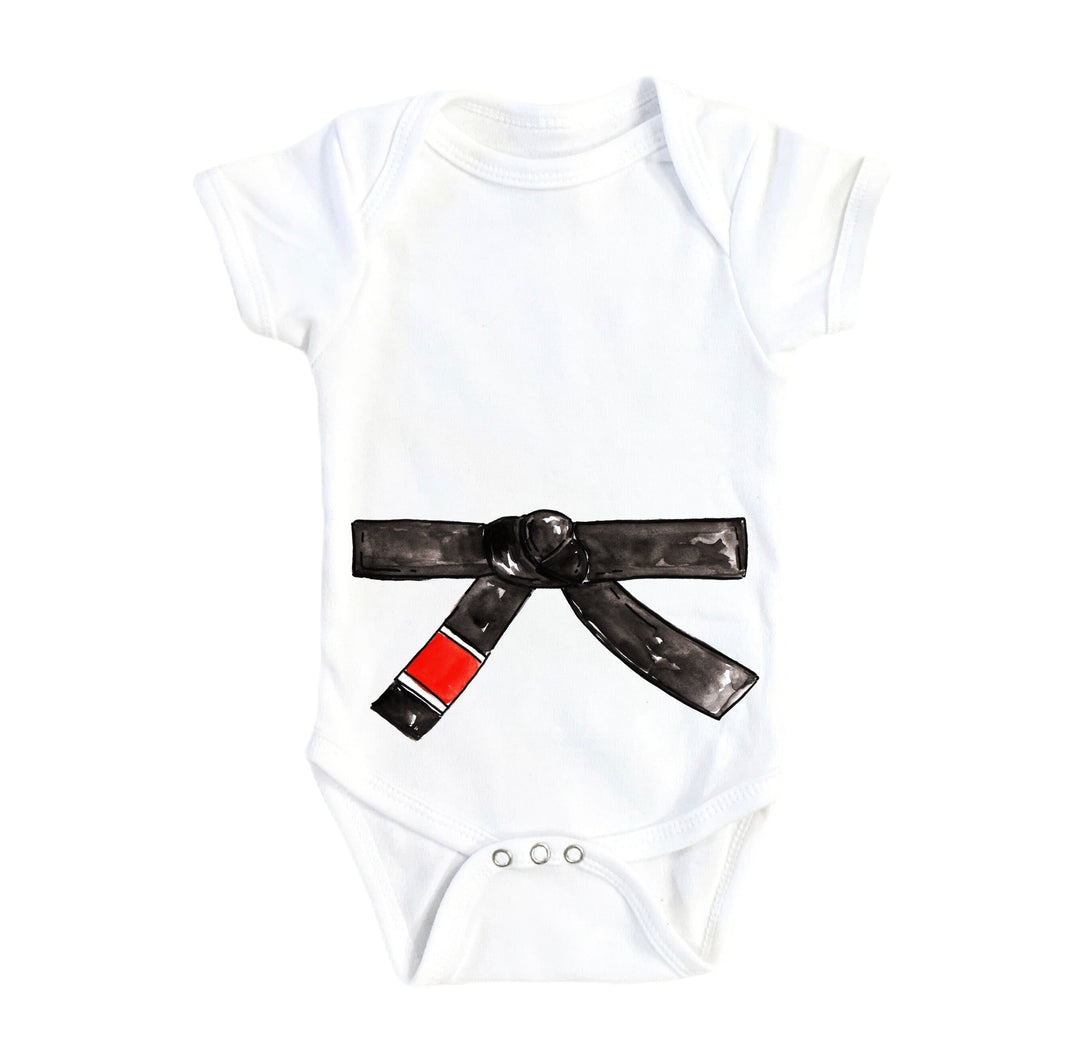 Black Belt Jiu Jitsu - Baby Boy Girl Clothes Infant Bodysuit Funny Cute Newborn Onesie