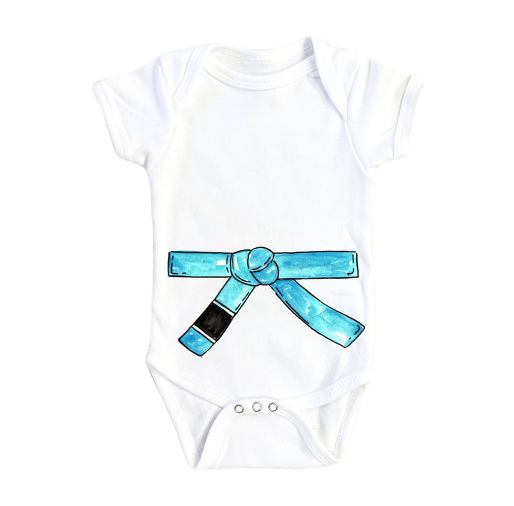 Jiu Jitsu Blue Belt - Baby Boy Girl Clothes Infant Bodysuit Funny Cute Newborn Onesie