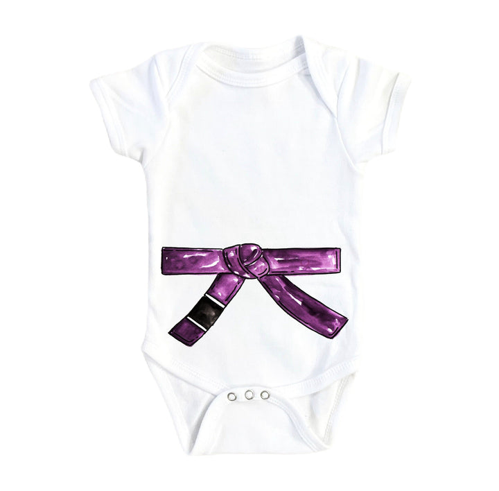 Jiu Jitsu Purple - Baby Boy Girl Clothes Infant Bodysuit Funny Cute Newborn Onesie