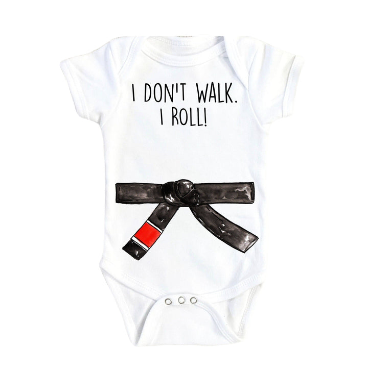 Jiu Jitsu I Roll - Baby Boy Girl Clothes Infant Bodysuit Funny Cute Newborn Onesie