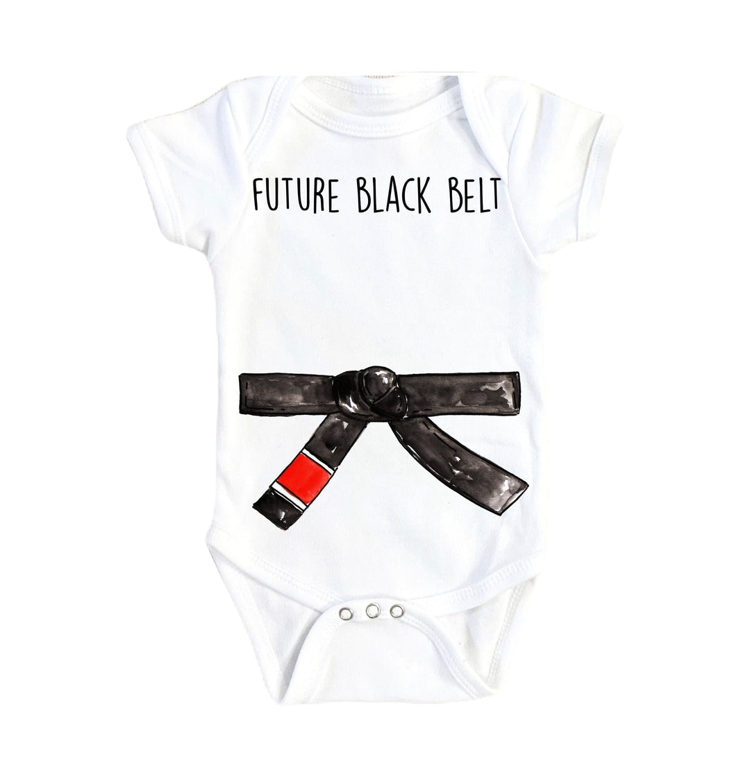 Jiu Jitsu Roll Belt - Baby Boy Girl Clothes Infant Bodysuit Funny Cute Newborn Onesie