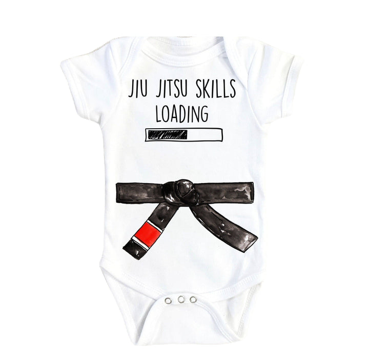 Jiu Jitsu Skills - Baby Boy Girl Clothes Infant Bodysuit Funny Cute Newborn Onesie