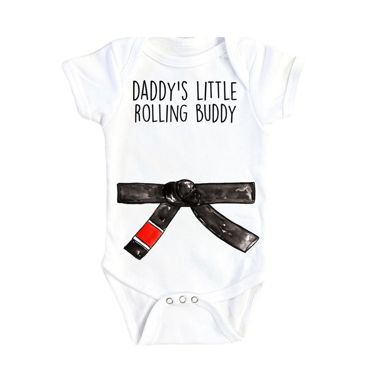 Jiu Jitsu Rolling - Baby Boy Girl Clothes Infant Bodysuit Funny Cute Newborn Onesie