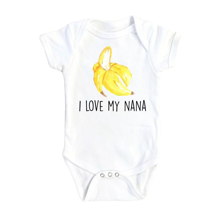 Banana Love Nana - Baby Boy Girl Clothes Infant Bodysuit Funny Cute Newborn