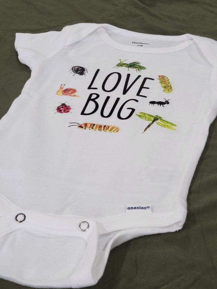 Love Bug All - Baby Boy Girl Clothes Infant Bodysuit Funny Cute Newborn Onesie