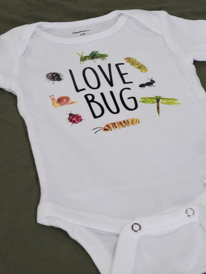 Love Bug All - Baby Boy Girl Clothes Infant Bodysuit Funny Cute Newborn Onesie