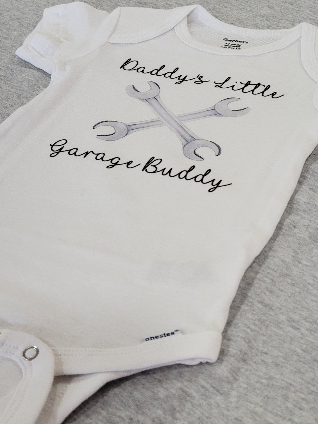 Mechanic Garage - Baby Boy Girl Clothes Infant Bodysuit Funny Cute Newborn Onesie